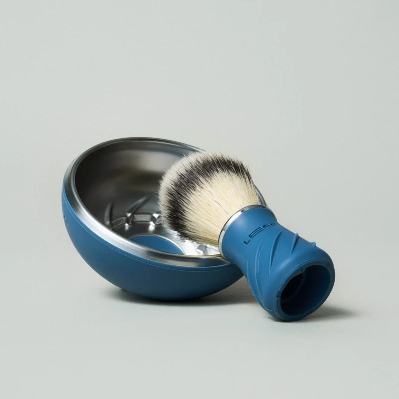 Shaving Brush & Shaving Bowl Set, Glacier