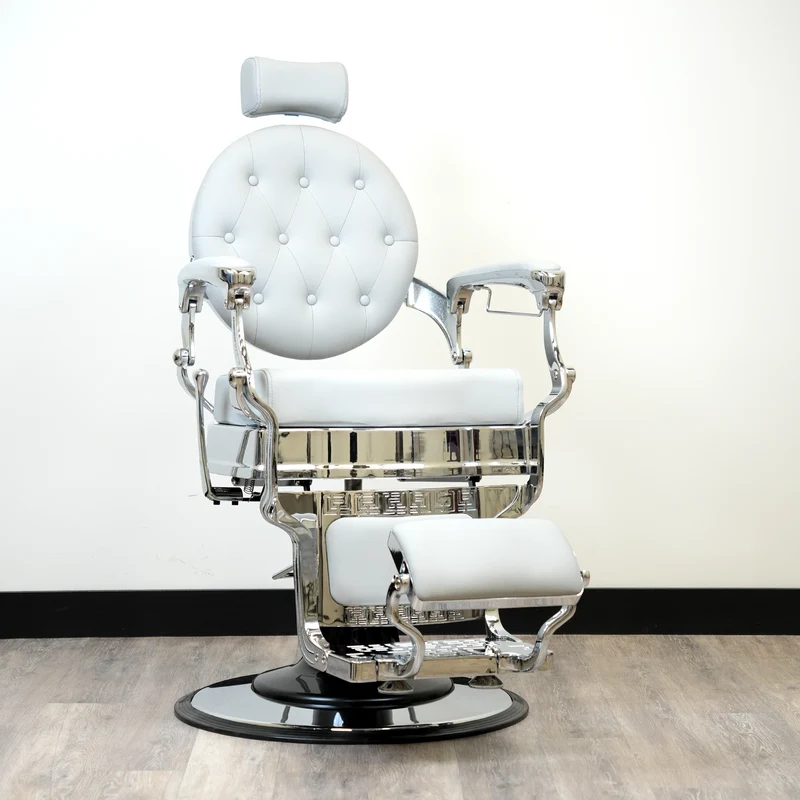 Santana Silver Barber Chair