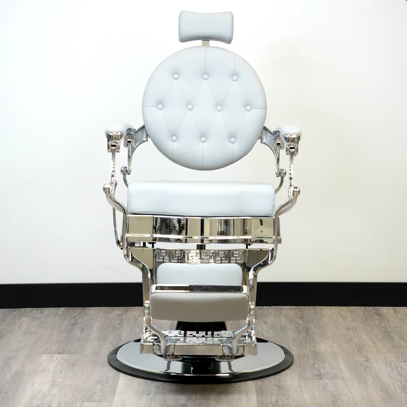 Santana Silver Barber Chair