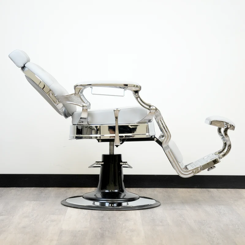 Santana Silver Barber Chair