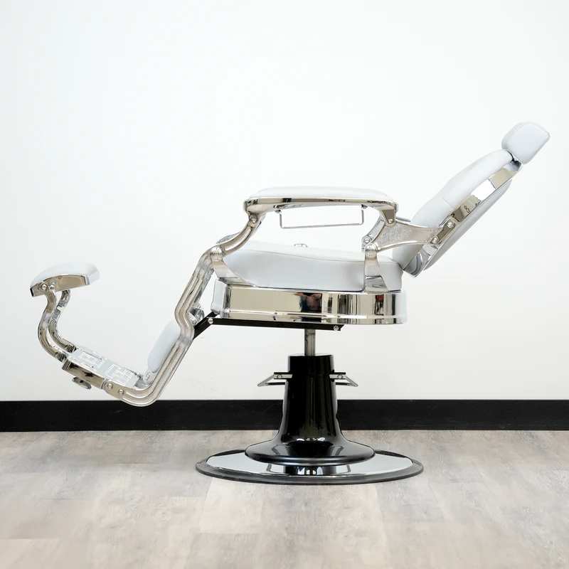 Santana Silver Barber Chair
