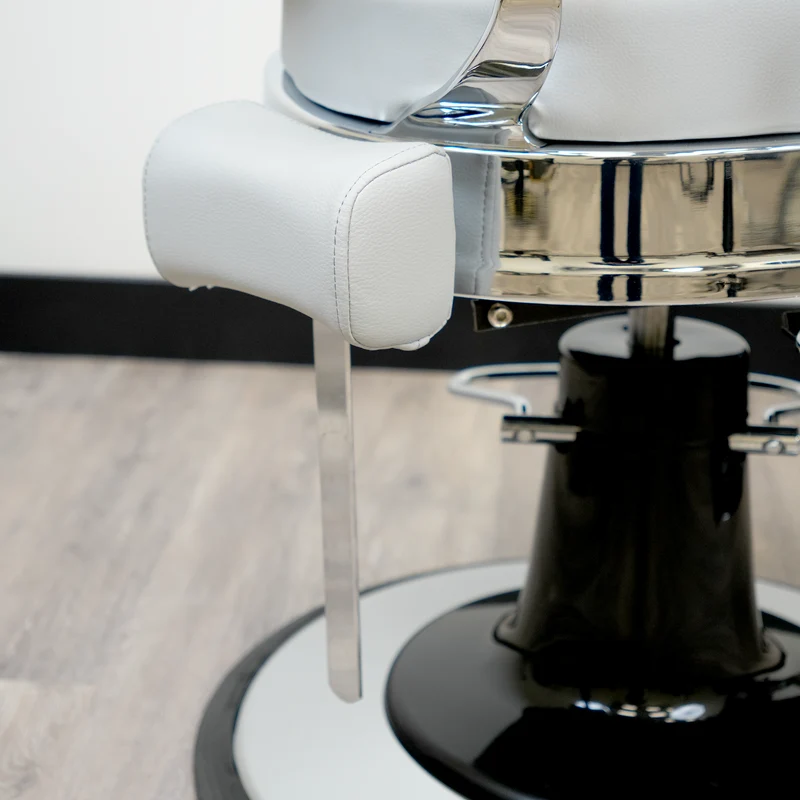 Santana Silver Barber Chair