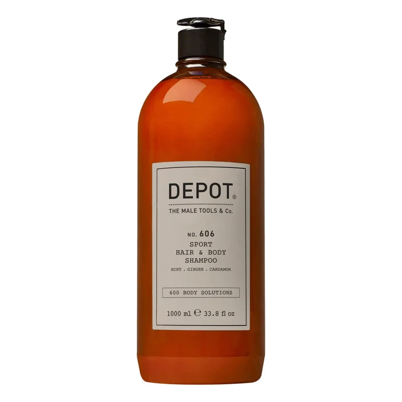 Sport Hair & Body Shampoo, No. 606, 1000 ml.