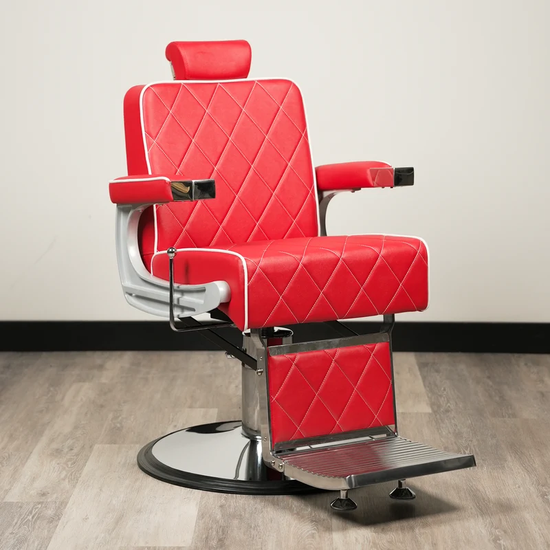 Belfast Barber Chair Red