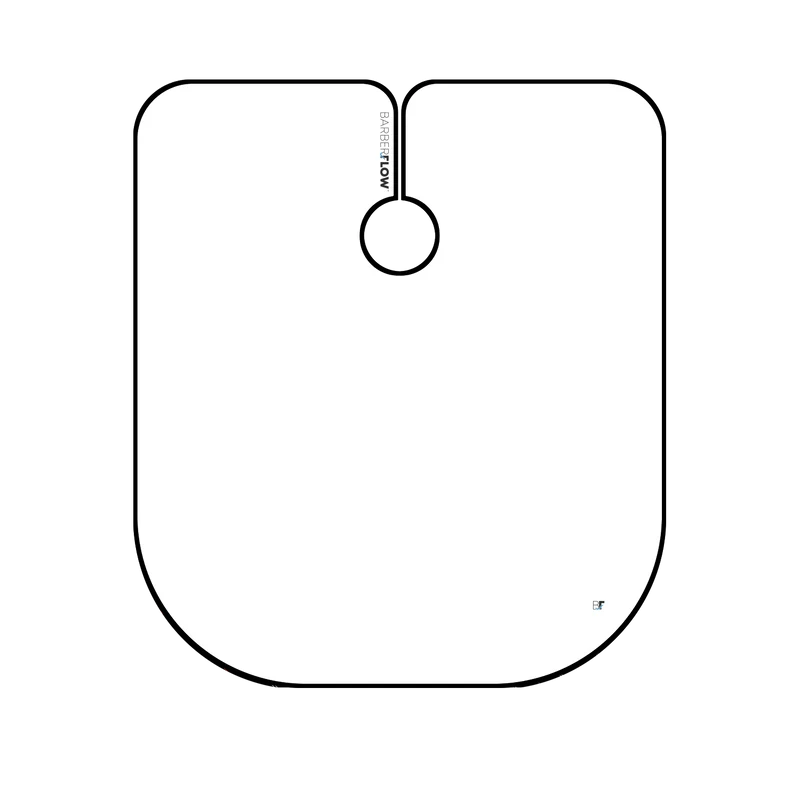 Barber Flow Classic White Cape