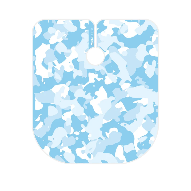 Barber Flow Camo Cape - Baby Blue