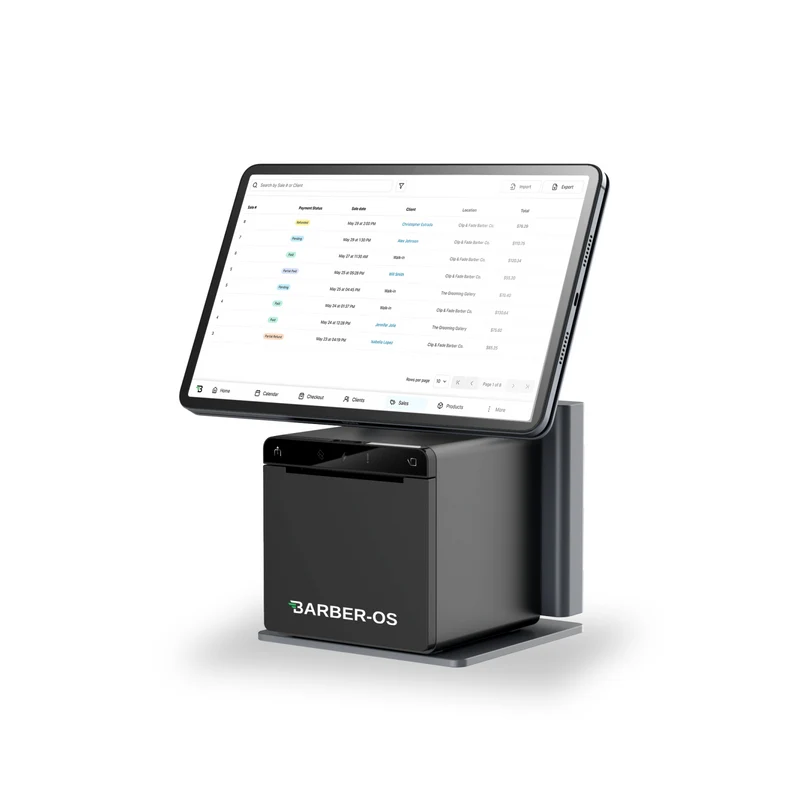 Barber-OS Countertop Tablet Kit