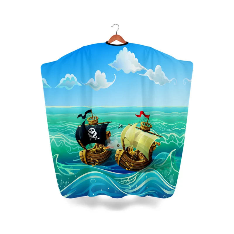 Barber Flow Battleship Kids Cape