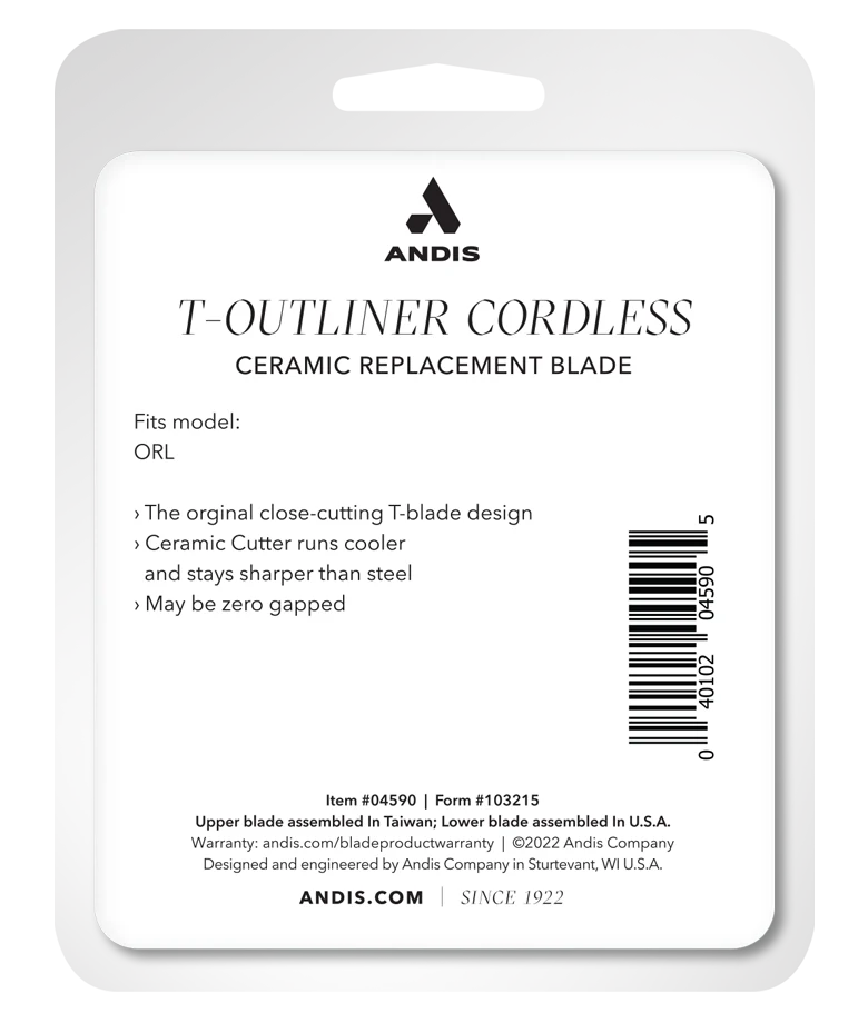 Andis Cordless T-Outliner Li Ceramic Replacement Blade
