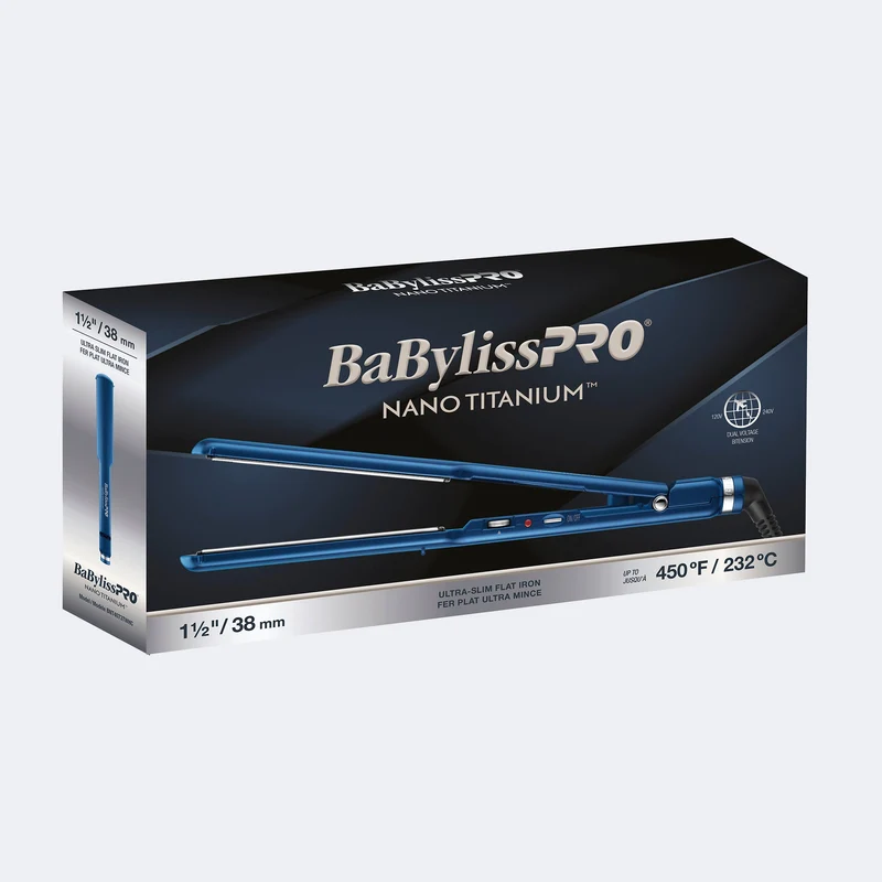 Babylisspro Nano Titanium 1 1/2 Ultra Slim Flat Iron