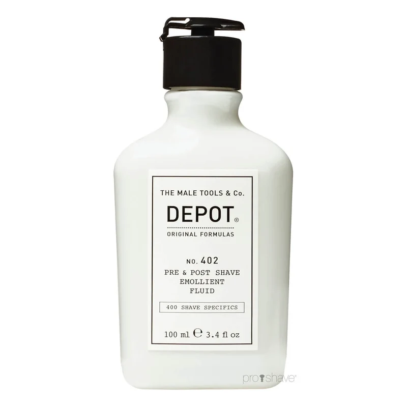 Pre & Post Shave Emollient Fluid, No. 402, 100 ml.
