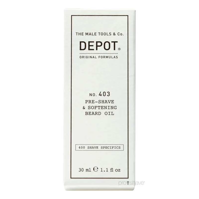 Pre-Shave & Softening Beard Oil, No. 403, 30 ml.