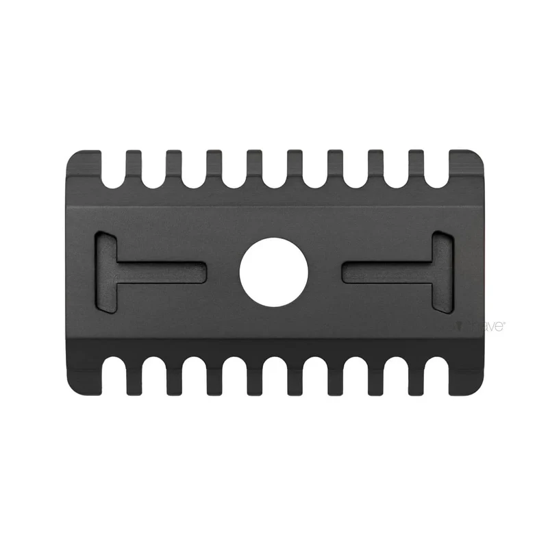Masamune Nodachi DE razor, Open Comb, Stainless steel - Dark