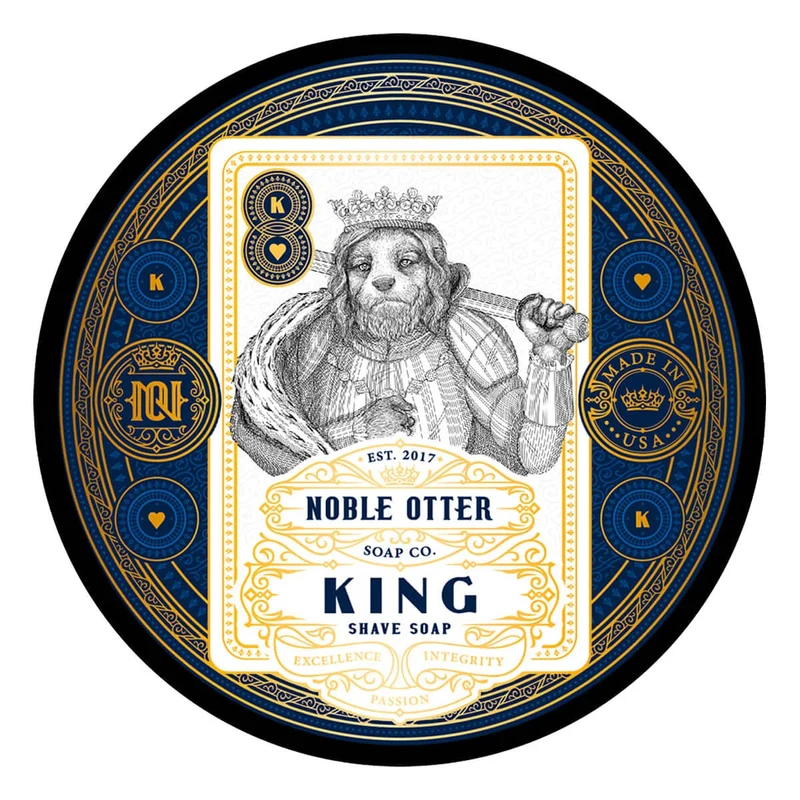 Shaving soap, King, 118 ml.