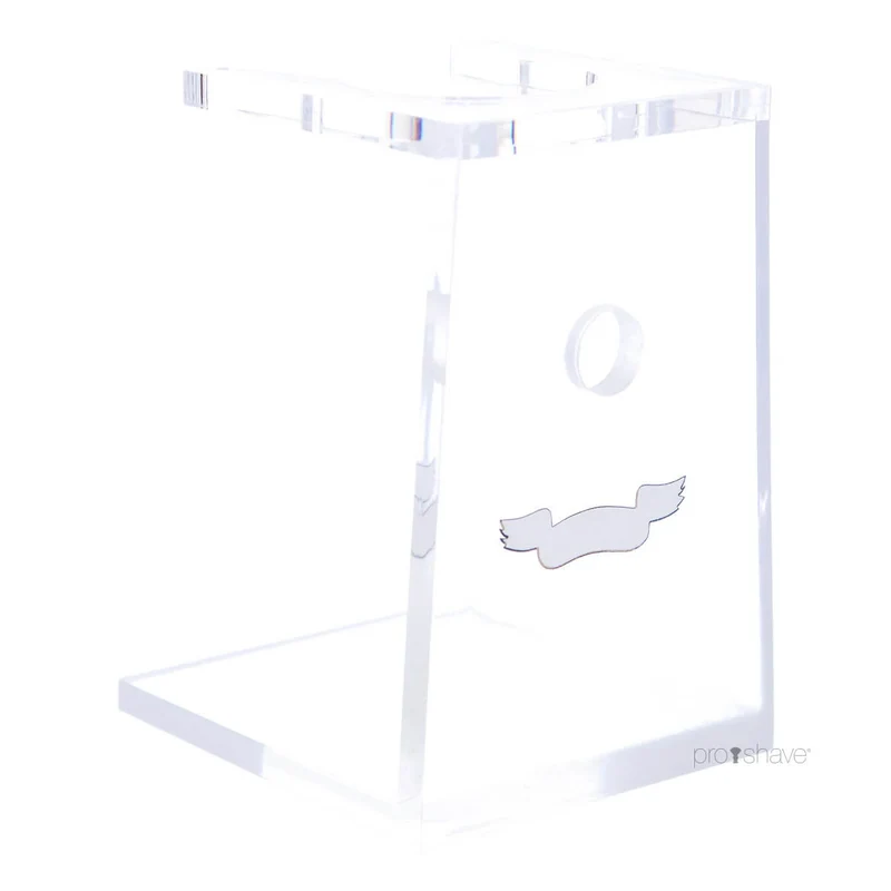 Shaving Brush Holder, Clear, Str. Large