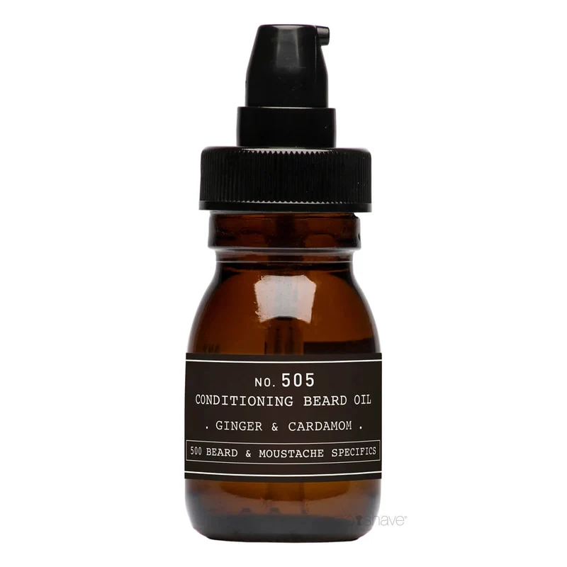 Conditioning Beard Oil, Ginger & Cardamom, No. 505, 30 ml.