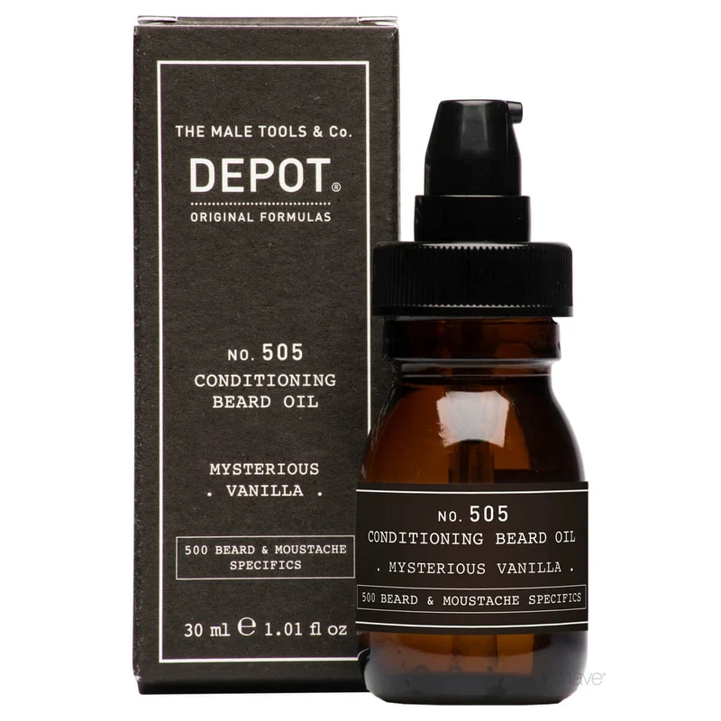 Conditioning Beard Oil, Mysterious Vanilla, No. 505, 30 ml.