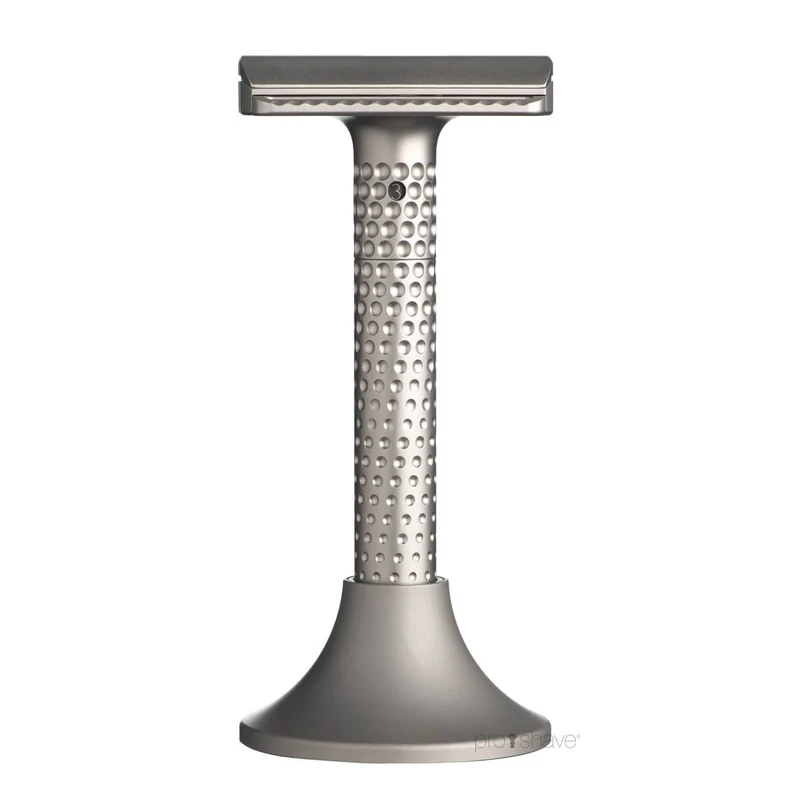 Muramasa, Adjustable DE razor + Stand, Stainless steel
