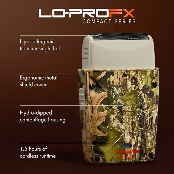 BabylissPro Lo Pro Shaver Camo - Limited Edition