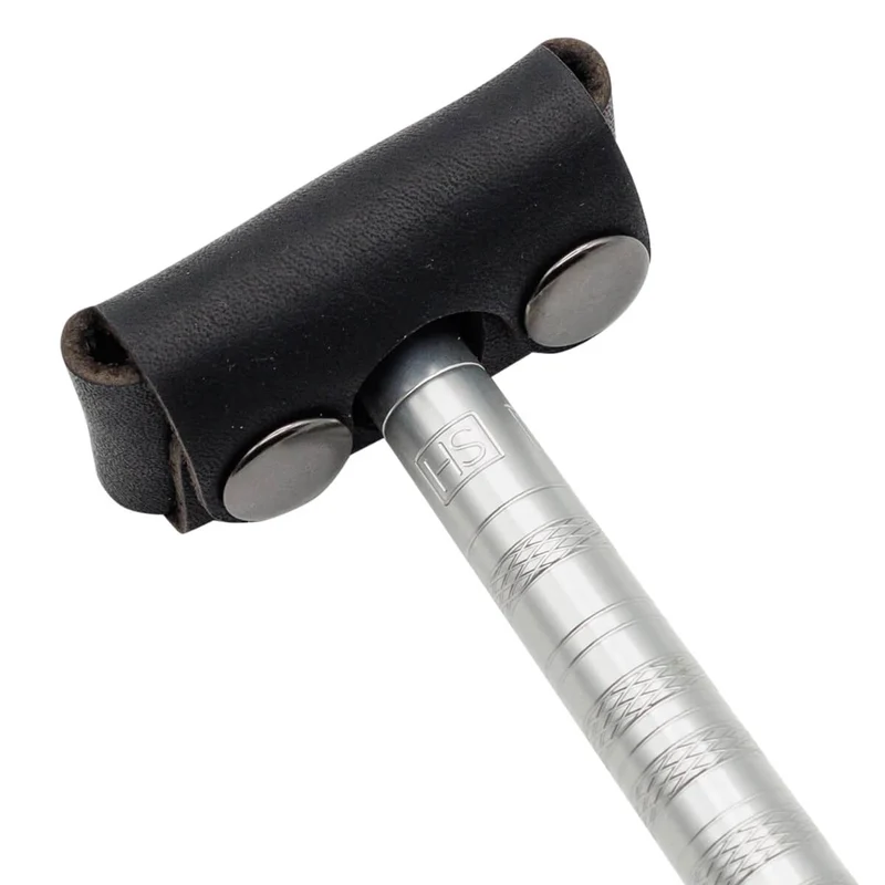 Blade guard, Black leather