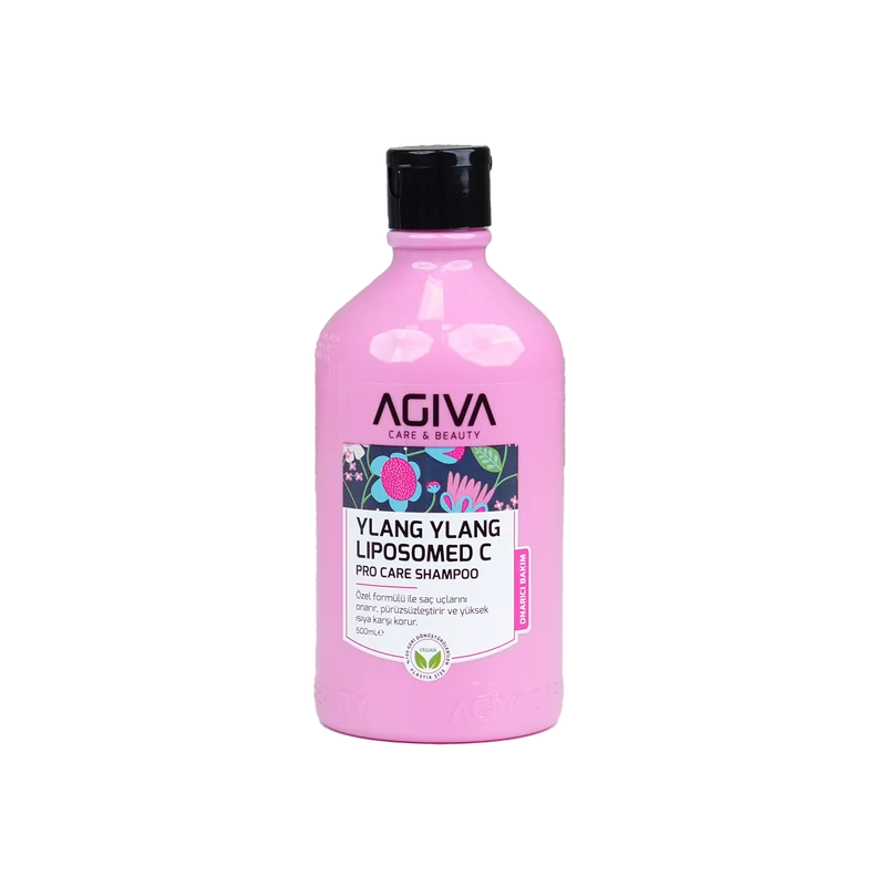 Agiva Ylang Ylang Lıpozom C Pro Care Shampoo 500ML