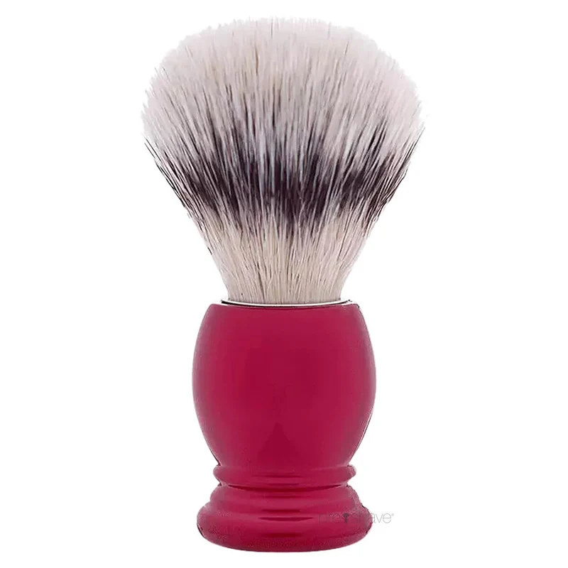 Shaving Brush, High Mountain White Fibre & Pearl Red, Essential, size 12