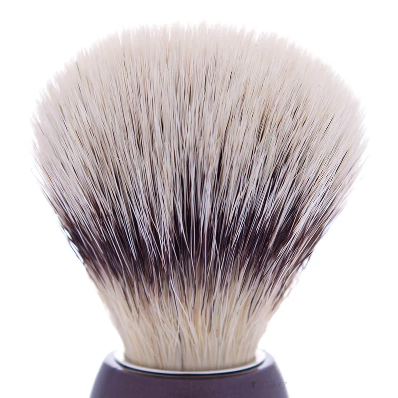 Shaving Brush, High Mountain White Fibre & Pearl Brown, Essential, size 12