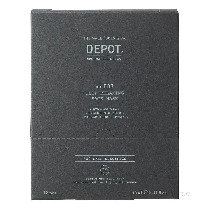 Deep Relaxing Face Mask, No. 807, 1 piece.