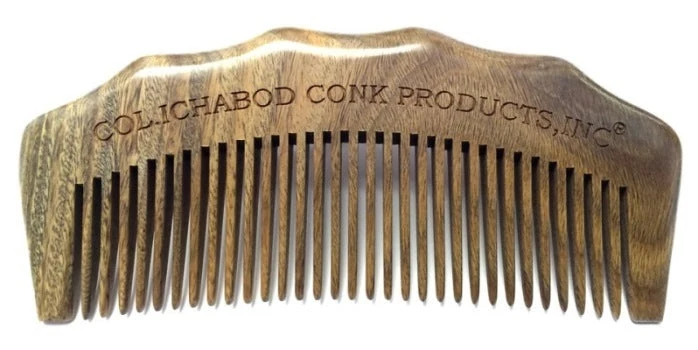 Col. Conk Large Sandalwood Comb - 4.75" Anti-Static