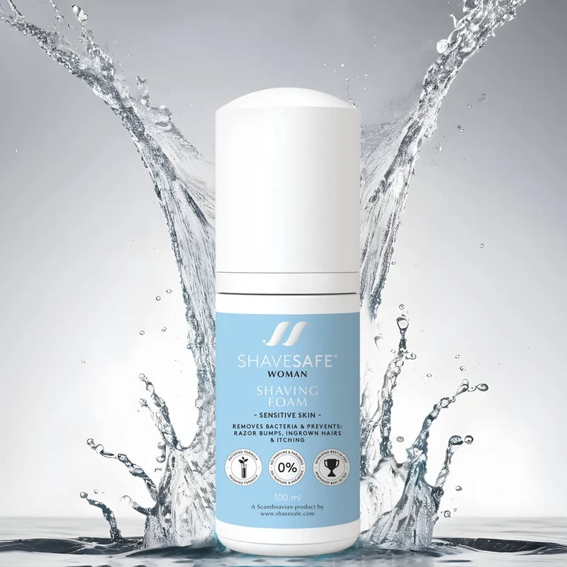 Shaving foam, Woman, Sensitive skin, 100 ml.