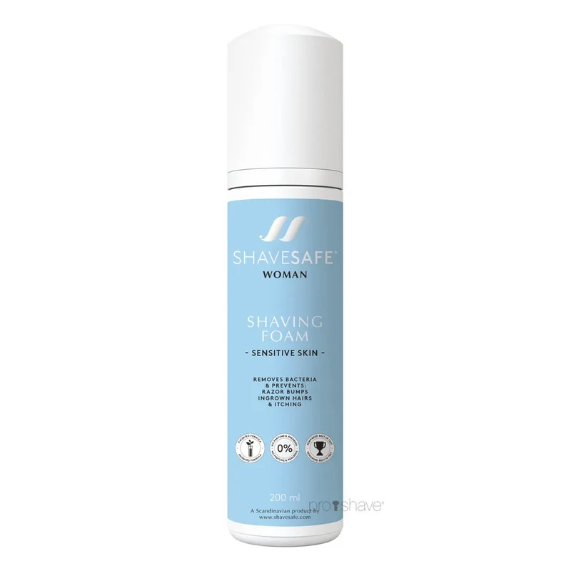 Shaving foam, Woman, Sensitive skin, 200 ml.