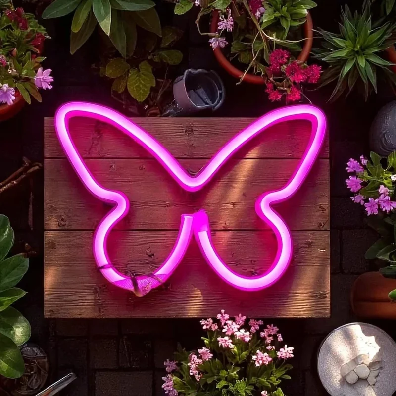 Neon LED Schild Wandlicht Deko Lampe für Zimmer Bar Party