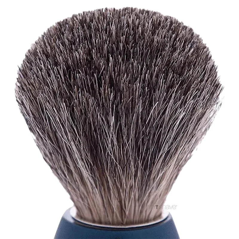 Shaving Brush, Russian Grey Badger & Black Acrylic, Essential, Size 12