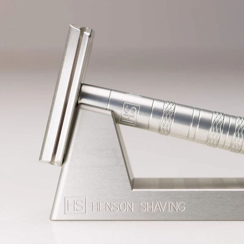 Holder for DE razor, Aluminum