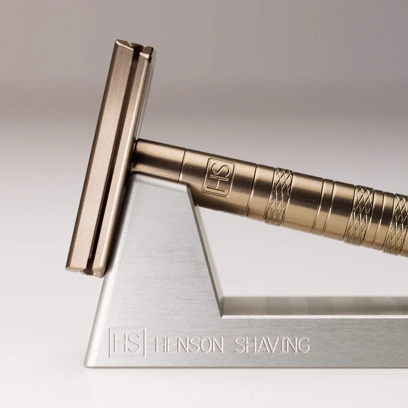 Holder for DE razor, Aluminum