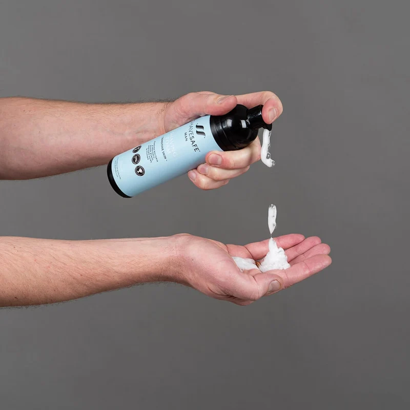 Shaving foam, Man, Sensitive skin, 200 ml.