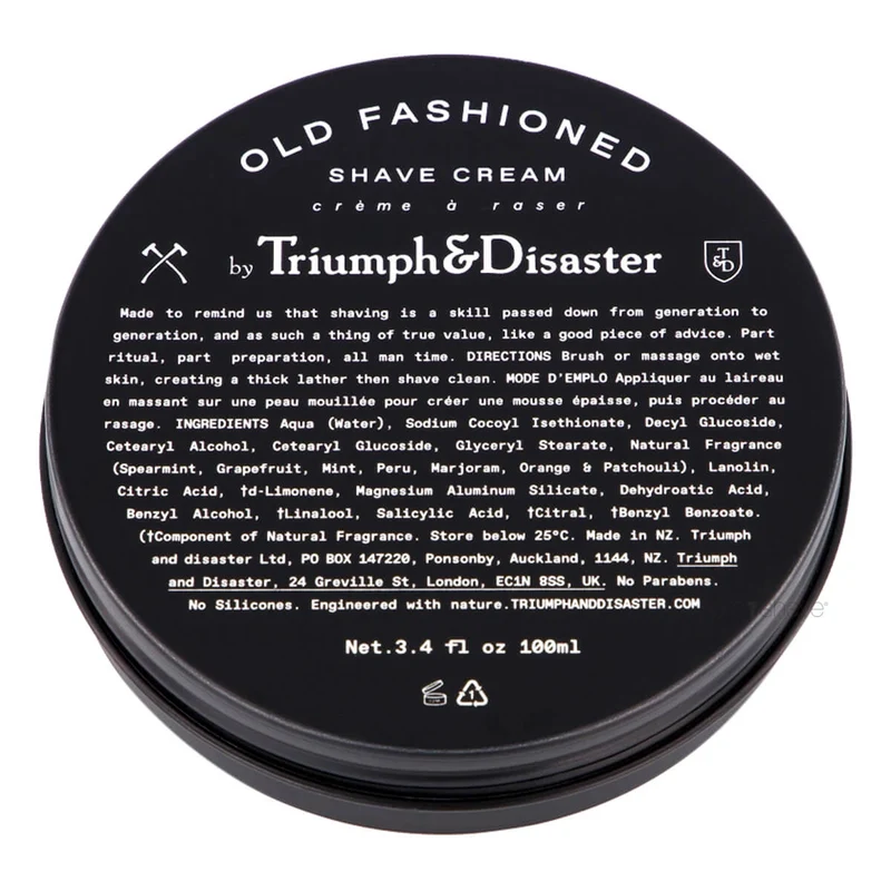 Old Fashioned Shave Cream, 100 ml.