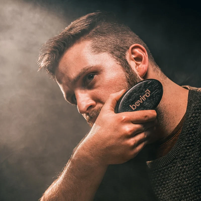 Beard Brush, Pear wood