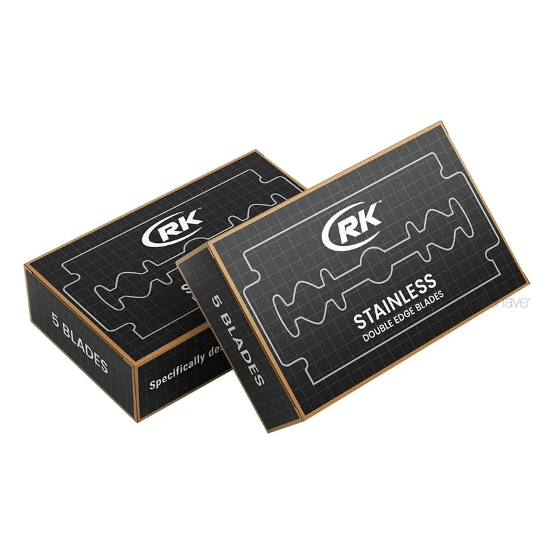 RK Shaving Stainless DE razor blades, 2x5 pcs (10 pcs)