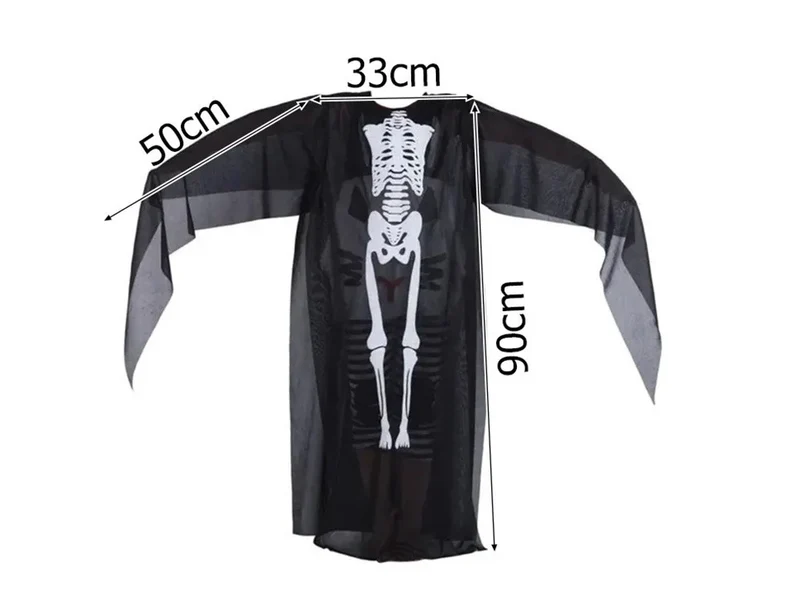 Skelett Kostüm Damen Kinder Halloween Karneval Verkleidung Cosplay Jumpsuit 🎃👻