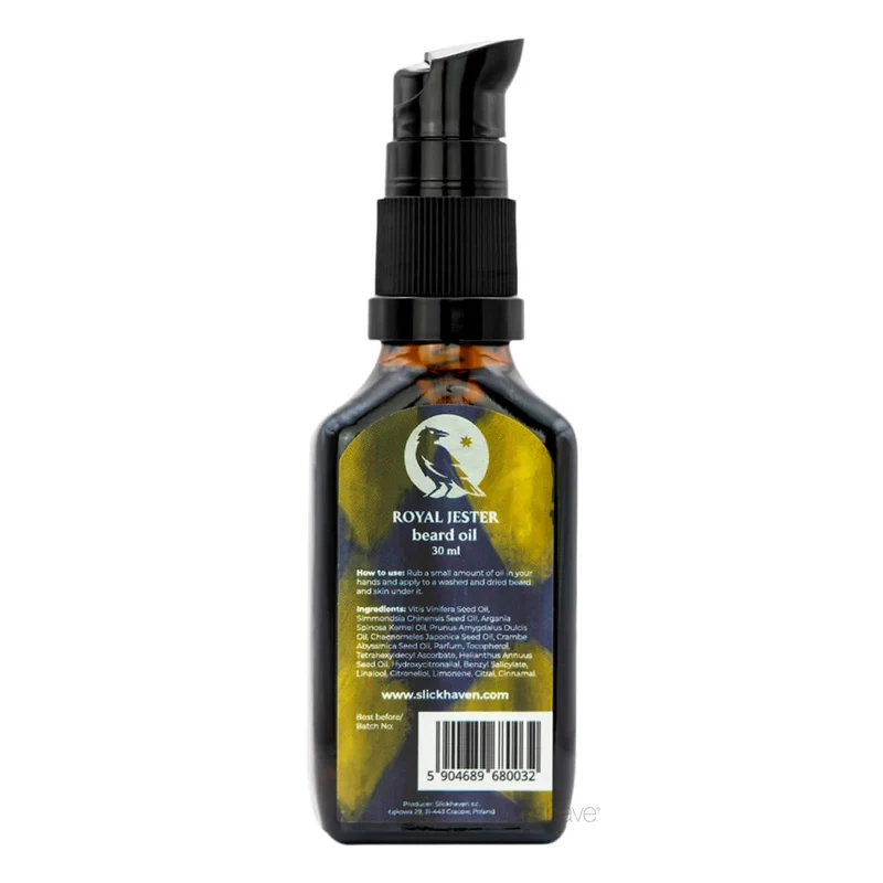 Beard oil, Royal Jester, 30 ml.