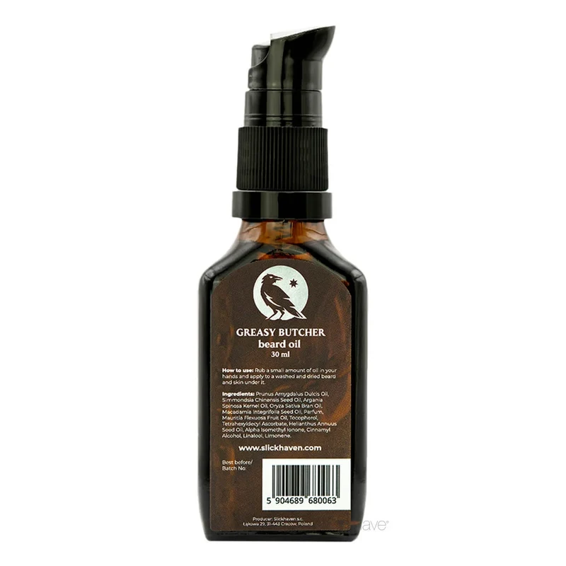 Beard oil, Greasy Butcher, 30 ml.