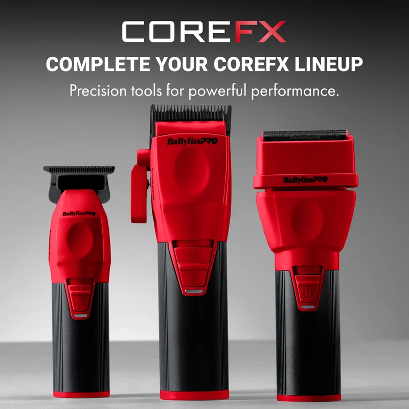 BabylissPro COREFX Double Foil Shaver Red