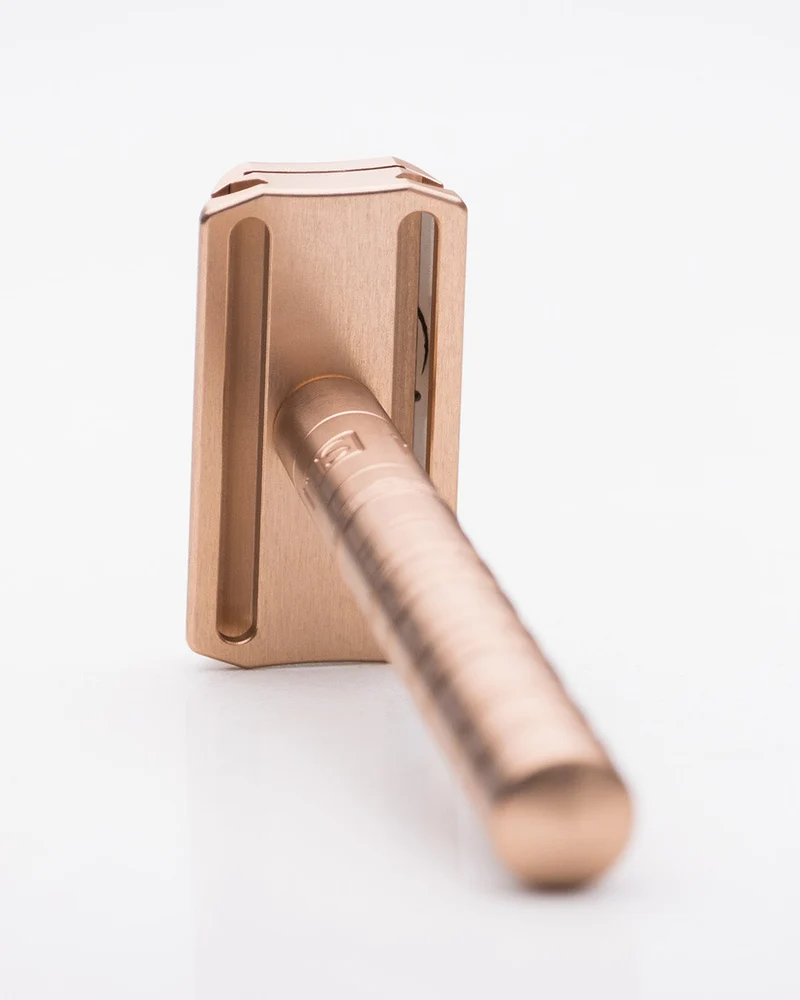 The Vibrant Copper Set: Henson AL13 Razor Bundle + 2-Year Supply