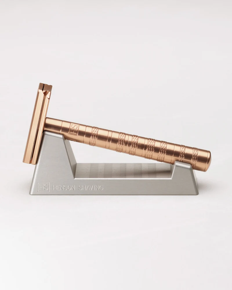 The Vibrant Copper Set: Henson AL13 Razor Bundle + 2-Year Supply