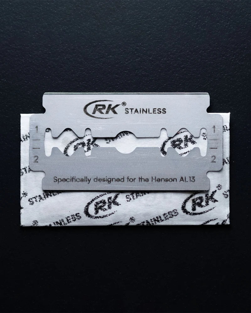 Official Stainless Blades for Henson AL13 & Ti22 (50 & 100 Pack)