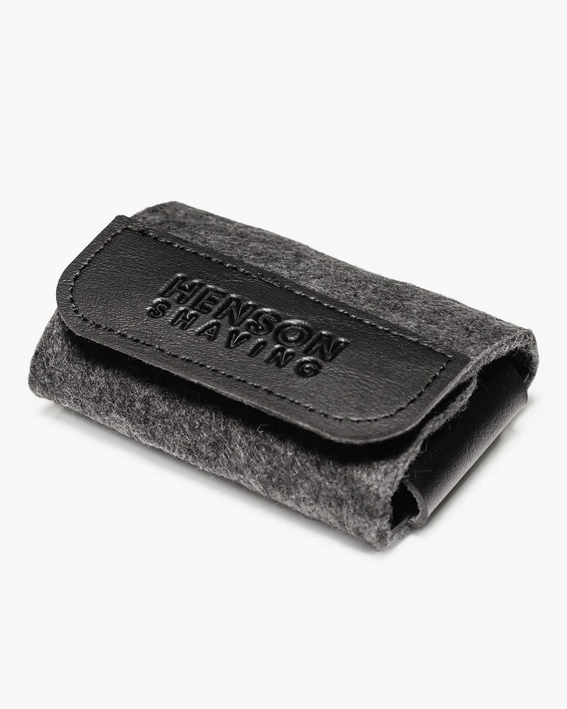 Henson Travel Case – Premium Merino Wool & Vegan Leather Razor Case