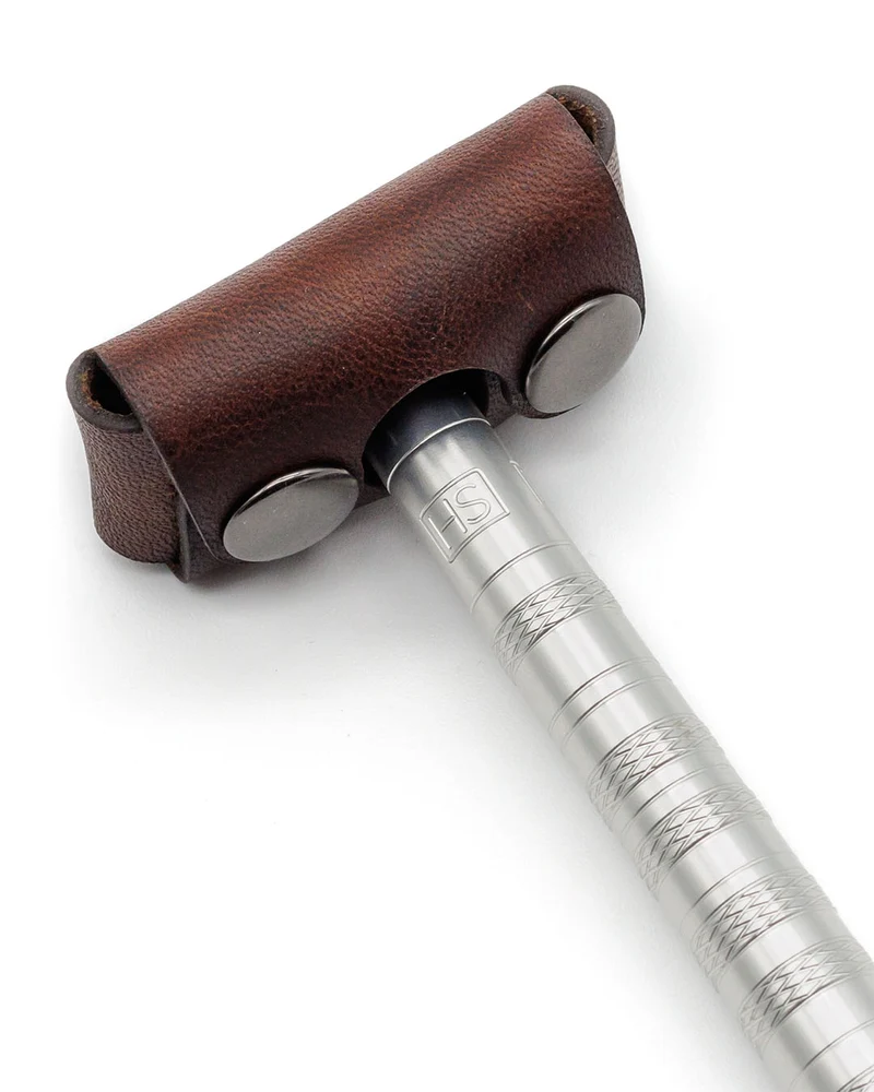 Henson Razor Brown Leather Head Cover – Genuine Leather Protection