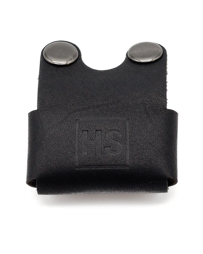 Henson Razor Black Leather Head Cover – Genuine Leather Protection