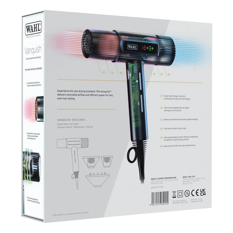 Vanquish Hair Dryer, 1600W